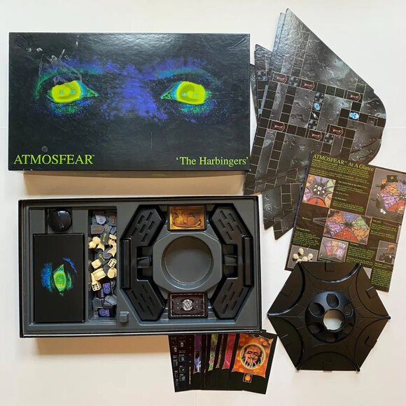 Atmosfear The Harbingers Video Board Game VHS Nightmare 1995 Missing 2 Cards - Picture 2 of 8